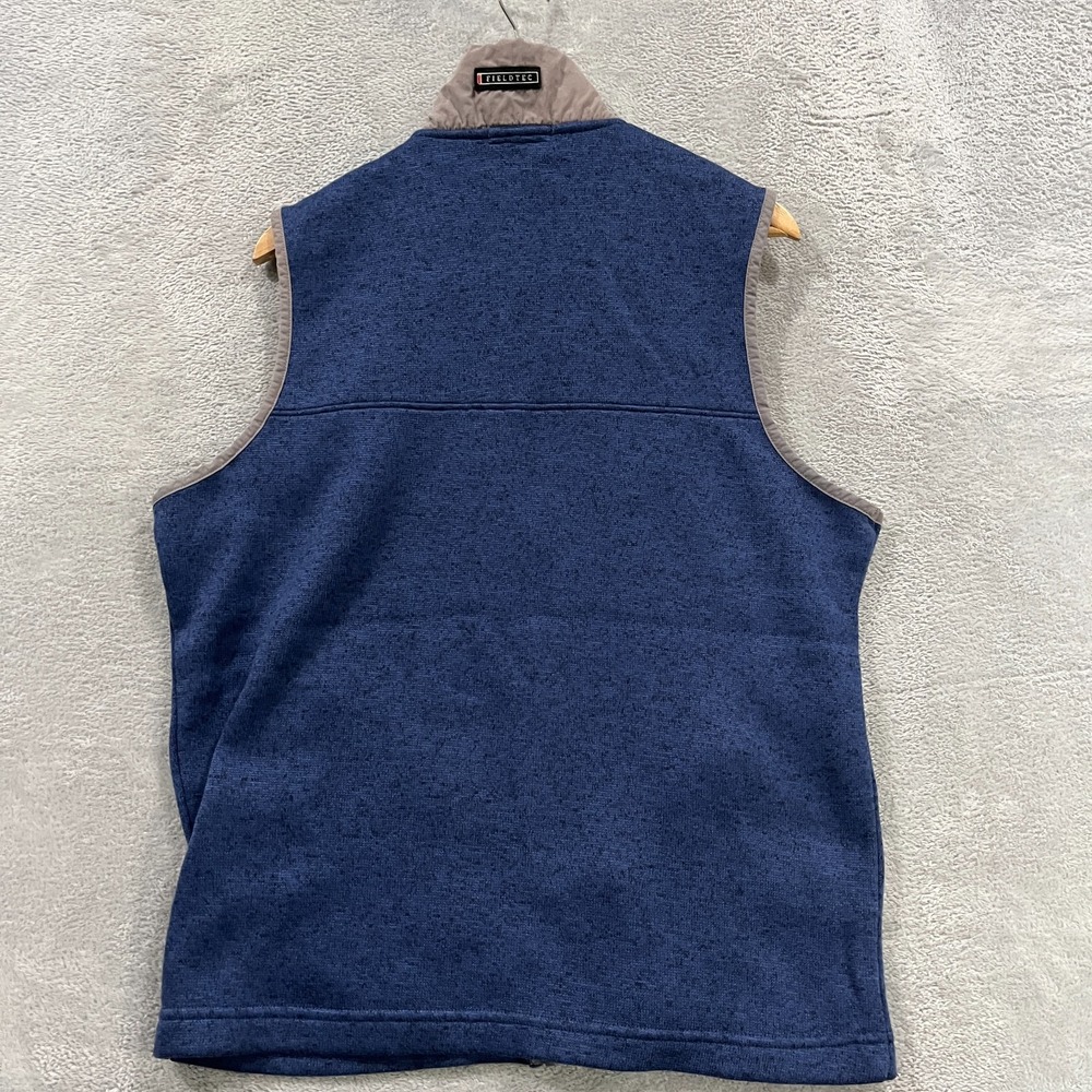 Southern Marsh Fieldtec Vest Mens Medium Blue Heather Fleece Lined Warm Full Zip - Picture 2 of 11